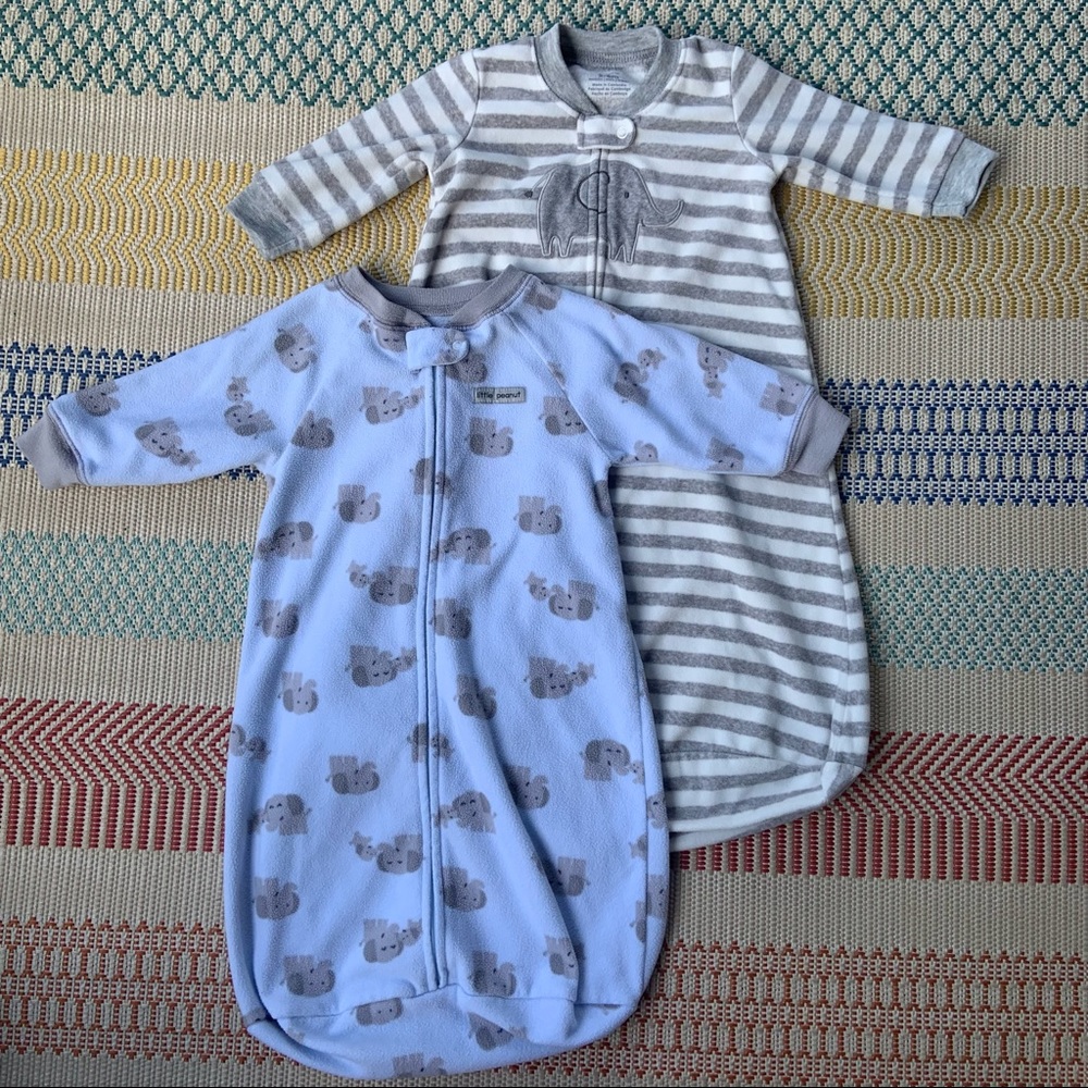Set of 2 Carter’s Fleece Sleep Sacks Baby Boy